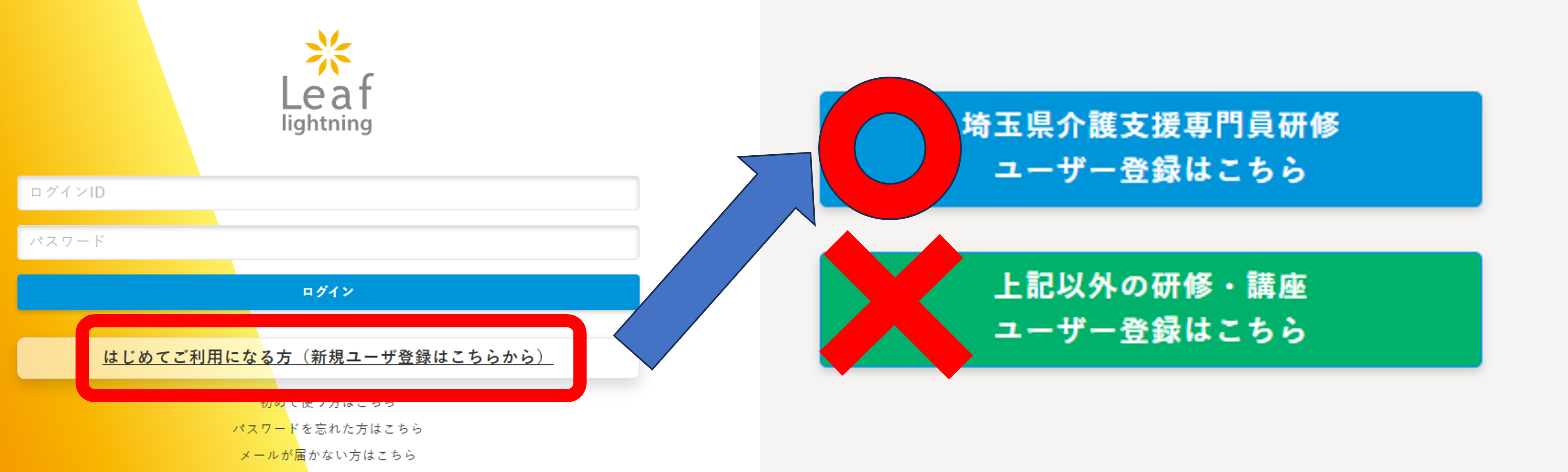 ユーザー登録案内